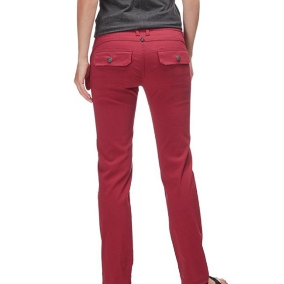 Prana Deep Red Pants - Picture 2 of 12